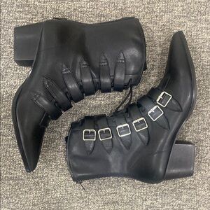 NEW Strange Cvlt pointed toe black boots